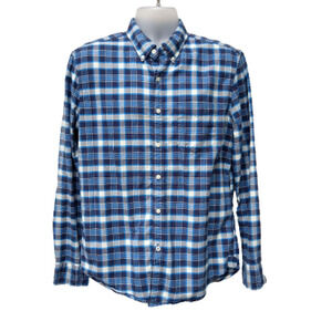American Eagle Shirt Plaid Button Down 100% Cotton
